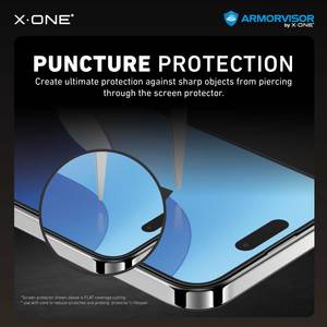 Protection d'écran anti-lumière bleue X-ONE pour iPhone 17 16 15 Pro Max – Film hybride polymère haute qualité ultra-transparent pour téléphone Apple - Product Image 4