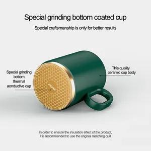 2020 חם הנמכר בית חכם נייד ספל מחזיק משקאות דוד מטען Usb אינדוקציה חשמלי קפה גביע חם