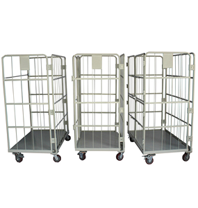 Chariot à roulettes pour la logistique, cage à palettes, chariot de stockage, chariot roulant pour entrepôt - Product Image 3