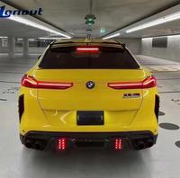 Kit de Carrocería de Fibra de Carbono Forjada para BMW X6 G06, Estilo LD, Alerón Delantero, Divisor Trasero, Faldones Laterales, Rejilla