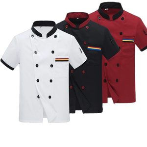 Camicia da Chef Unisex per cucina da <span class=keywords><strong>lavoro</strong></span> da uomo ristorante Hotel uniformi da cucina per il personale dello Chef - Product Image 5