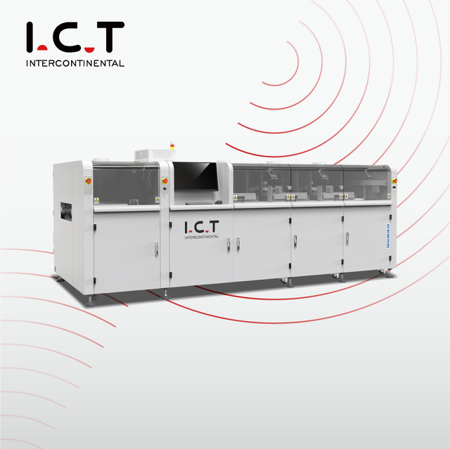 I.C.T Off-line Selective Wave Soldering Machine High Accuracy DIP Component Soldering PLC Core OEM/ODM Supported