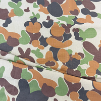 Auscam BDU Camo Camouflage Australien Poly/Coton Tissu 65 Polyester 35 Coton Tissu Ripstop pour Uniformes Tactiques