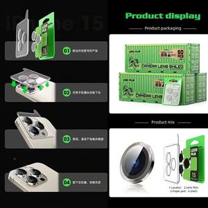Protecteur d'Objectif en Verre Trempé Haute Transparence Eagle Eye pour Appareil Photo de Téléphone Portable pour <span class=keywords><strong>iPhone</strong></span> 16 15 14 13 12 11 Pro Max - Product Image 6