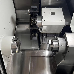 LK200MSY doppio mandrino Leichman combinazione orizzontale tornio tornitura fresatura fresatura macchina 12 stazione CNC - Product Image 1