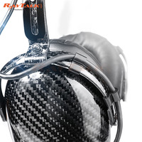 Casque d'aviation en fibre de carbone ultra-léger, casque PNR pour avions généraux avec double prise GA