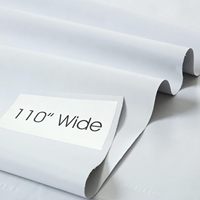 Tissu en polyester tissé en gros 100% tissu pour rideaux en rouleau occultant 2 côtés en microfibre avec TPU 280CM
