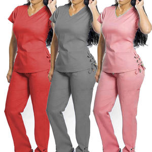 Uniforme de Hospital <span class=keywords><strong>2022</strong></span>, Uniforme de <span class=keywords><strong>Manga</strong></span> Corta para Personal de Clínica Dental, Spa, Conjunto de Uniformes Médicos - Product Image 6