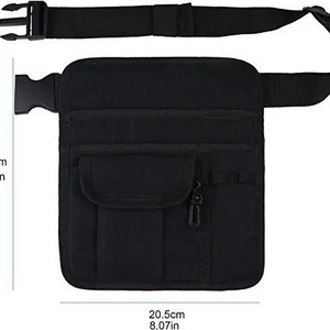 Bolsa de Cintura Premium para Restaurante con Logotipo Personalizado, Correa Ajustable, Portaplumas y Compartimento para Billetes - Product Image 1