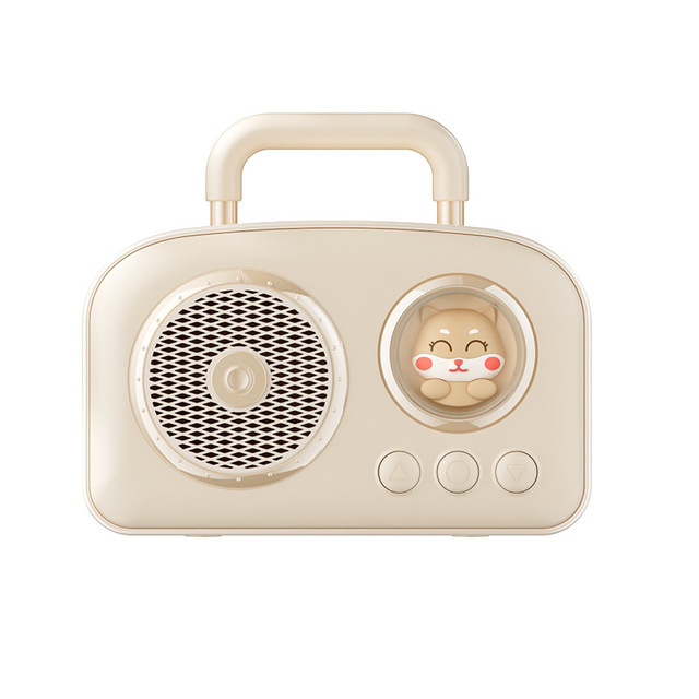 2026 New Cute Cartoon Speaker With Lights Bear Wireless Speaker for Kawaii Room Decor Birthday Gifts for Women Teen Girls