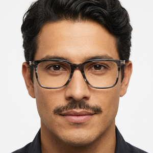 Men's Rectangle Full Rim <b>Eyeglasses</b> Solid <b>Frame</b> Anti-Uv Vision Correction <b>Frames</b> for Adults - Product Image 1
