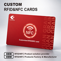 Individuell Bedruckte NFC RFID Karten 13,56MHz NTAG213 PVC CR80 Kontaktlose Smartcards ISO 14443 Großhandel