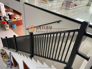 Reilbu J Valla <span class=keywords><strong>de</strong></span> <span class=keywords><strong>aluminio</strong></span> fuerte para <span class=keywords><strong>escaleras</strong></span> <span class=keywords><strong>de</strong></span> cubierta y terraza Balaustradas y pasamanos Escalera Balcón Barandilla <span class=keywords><strong>de</strong></span> cubierta - Product Image 6