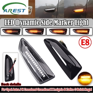 Indicatore di Direzione Dinamico a LED, Luce Laterale per <span class=keywords><strong>Opel</strong></span> e Vauxhall Astra J K Crossland X <span class=keywords><strong>Grandland</strong></span> Insignia B Zafira C - Product Image 2