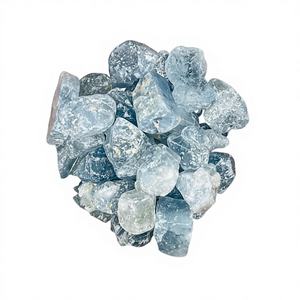 Pierre de Célestine Naturelle Bleue Sculptée, Plusieurs Tailles, Prix de Gros, pour la Décoration Intérieure et le Feng Shui - Product Image 1