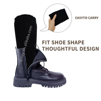 Support de maintien pour chaussures longues en PVC floqué, support pour bottes longues, support gonflable pour bottes, étireur pour chaussures