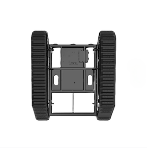 Chasis de robot RC tipo tanque con capacidad de carga de 700 kg, orugas de goma para subir escaleras y motor CC sin escobillas - Product Image 1
