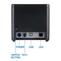 Printer Thermal Android Printer POS USB Berkabel Desktop Dengan Kualitas Tinggi 80mm Printer Struk Thermal Bt