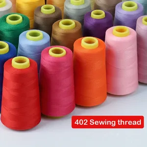Hilo de Coser <span class=keywords><strong>402</strong></span>, 3000 Yardas por Bobina, Color Sólido Blanco y Negro, Hilo para Coser a Máquina, Accesorios para el Hogar - Product Image 2