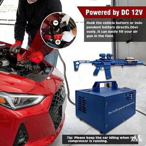 Pompe à <span class=keywords><strong>air</strong></span> portable de haute qualité pour l'extérieur, compresseur d'<span class=keywords><strong>air</strong></span> PCP haute puissance, pompe de gonflage de pneus de voiture - Product Image 3