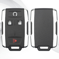 Clé de voiture télécommandée MS 3+1 boutons 315 MHz FCCID M3N-32337100 PN 13577770 84540865 pour Chevrolet/GM Silver Auto