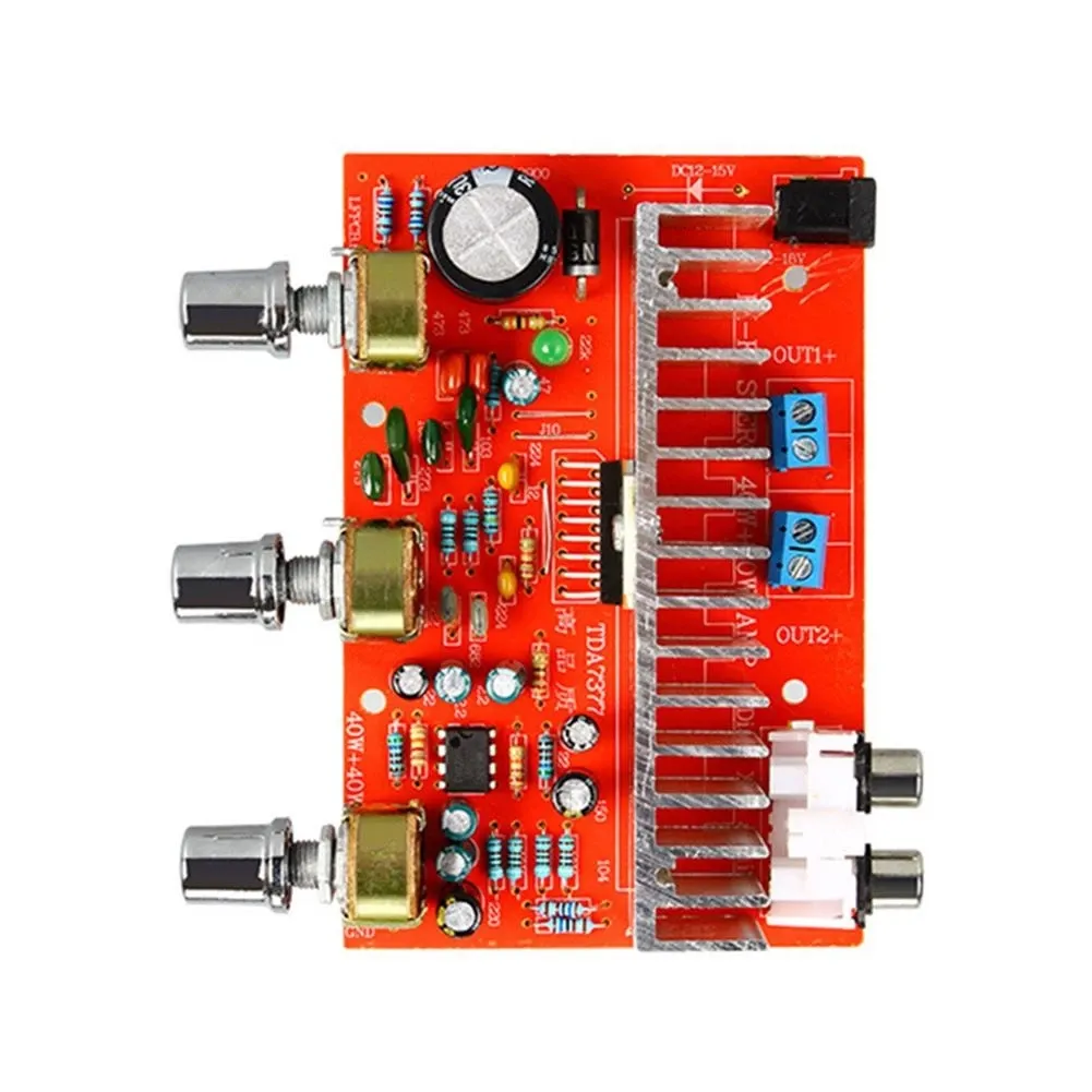 TDA7377 DC12V 40W Car DIY Stereo Dual Channel Amplifier Board Finished Car DIY Amplifier Audio Power Amplifier
