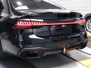 Difusor trasero de fibra de carbono de conversión de modificación automática con tubo trasero para <span class=keywords><strong>Audi</strong></span> 2019-2024 A7 A7l <span class=keywords><strong>C8</strong></span> actualización <span class=keywords><strong>RS7</strong></span> estilo - Product Image 4