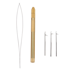 Dụng cụ xỏ chỉ bằng kim móc nhôm đa chức năng cho các vòng nhỏ, hạt, nối tóc I-tip - Product Image 6