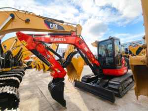 รถขุดขนาดเล็ก KUBOTA U55-4 มือสอง ชั่วโมงการทำงานน้อย ประสิทธิภาพสูง บำรุงรักษาอย่างดี รับประกันหลังการขายหนึ่งปี แรงขับเคลื่อนทรงพลัง มีสินค้าในสต็อก - Product Image 5