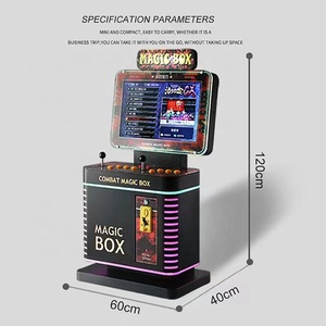 Écran couleur 22 ''Retro Arcade Classic Portable Arcade Station Game Construit en 3000 Jeux Machine de combat pour enfants - Product Image 6