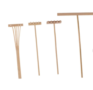 OEM 4pcs Mini Zen Outils de Jardin Bambou Râteaux Sable Lissage Push Râteau Dessin Stylet <span class=keywords><strong>Miniature</strong></span> Décoration - Product Image 2