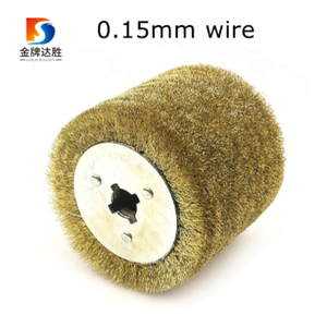 Rueda de alambre de acero inoxidable, <span class=keywords><strong>cepillo</strong></span> de alambre <span class=keywords><strong>para</strong></span> muebles de <span class=keywords><strong>madera</strong></span>, máquina de pelado eléctrico - Product Image 3