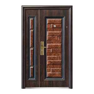 <span class=keywords><strong>Porte</strong></span> <span class=keywords><strong>d</strong></span>'<span class=keywords><strong>entrée</strong></span> extérieure en acier antivol économique Runwood PPD avec surface finie pour usage résidentiel - Product Image 5