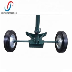 Maceta de acero con mango plegable MOQ bajo más vendida, carrito de jardín con plataforma rodante móvil para plantas en maceta, condición nueva y usada - Product Image 4