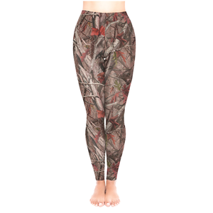 Factory Hot Selling CAMO TREES 3D Print Super Soft <b>Thin</b> Casual 92% Polyester 8% Spandex Gym Sport Women <b>Tights</b> Leggings - Product Image 1