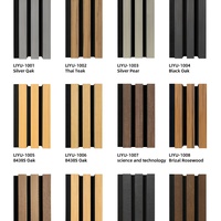 Panneaux acoustiques en bois pour murs et plafonds, panneaux acoustiques en PET, panneaux insonorisants intérieurs, panneaux acoustiques en MDF PET