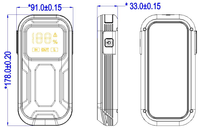 Grand écran LCD personnalisé 12V, 8000mAh, 800A courant de pointe, chargeur de batterie de voiture, banque d'alimentation, démarreur de saut