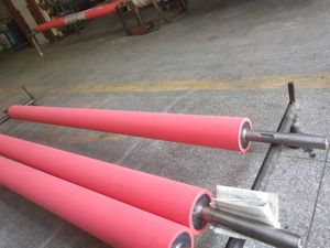 Rouleau de revêtement en caoutchouc personnalisé de haute qualité / rouleaux en caoutchouc de silicone, pièces mécaniques, rouleau de transmission en silicone - Product Image 3