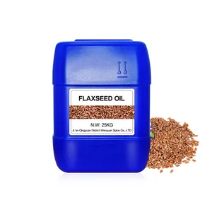 I produttori all'ingrosso forniscono olio di semi di lino biologico naturale di alta qualità per prodotti in legno di olio vettore