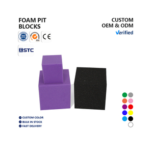 Factory Wholesale Anti-vibration Foam Pit <strong>Blocks</strong> Trampoline Foam For Foam Pit Sponge Cube For Kids Gymnastics Indoor Play - Product Image 1