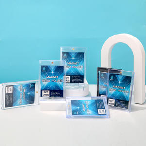 <span class=keywords><strong>Carte</strong></span> de collection moderne et résistante avec aimant puissant 35PT-180PT Pokmon Yu-Gi-Oh Ultraman, <span class=keywords><strong>carte</strong></span> de visite en plastique protégée contre les UV - Product Image 1