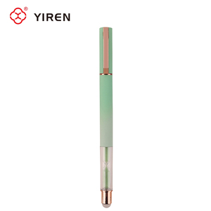 Stylo plume à encre effaçable dégradée de la marque YIREN, logo personnalisé, cadeau personnalisé pour le bureau et l'école, translucide - Product Image 3