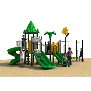 Aire de jeux extérieure <span class=keywords><strong>pour</strong></span> enfants, maisonnette en plastique, installations de divertissement <span class=keywords><strong>pour</strong></span> enfants - Product Image 1