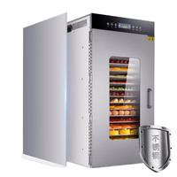 Commerciële roestvrijstalen digitale gasgestuurde oven voor het drogen van fruit, groenten en vis, geschikt voor groothandel
