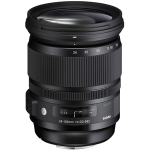 <span class=keywords><strong>Sigma</strong></span> เลนส์ซูมแบบเต็มเฟรม F4 DG OS HSM สีดำขนาด24-105มม. - Product Image 1