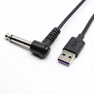 Cable convertidor de AUDIO macho Mono AUX, conector de Audio a USB 6,35, 2,0mm