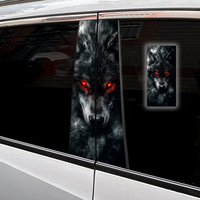 Autocollants universels personnalisés de carrosserie de conception de loup autocollants de porte automatique étanches décalcomanies accessoires uniques de décoration de voiture décalcomanie pour voitures