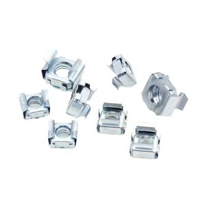 Écrou de serrage carré en acier au carbone pour meubles, écrou de <span class=keywords><strong>cage</strong></span> pour armoire, <span class=keywords><strong>pince</strong></span> pour tôle avec finition galvanisée jaune et blanche - Product Image 4