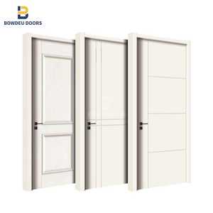 أبواب خشبية جديدة من خشب df تصميم حديث عازلة للصوت melabroom أبواب غرف نوم داخلية - Product Image 4