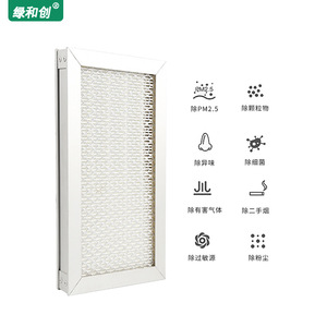 Green Innovation <b>Hepa</b> Filter H13 Aluminum Frame High Efficiency <b>Air</b> <b>Purifier</b> Filter Element - Product Image 3